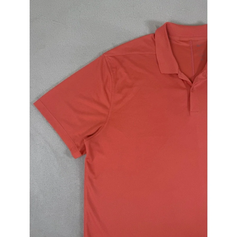 Nike Dri-FIT Victory Golf Polo Shirt Orange Men's XL